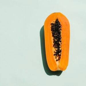 papaya fruit slice