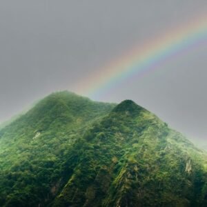 rainbow's end on mountain