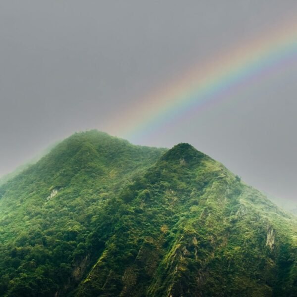 rainbow's end on mountain